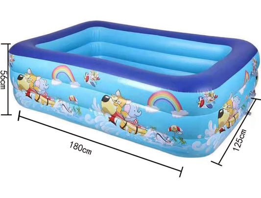 Piscina Inflable Ninos 180 Cm 3 Anillos